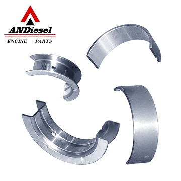 Dongfeng Cummins L/ISLe/6CT engine crankshaft bearing shell large bearing 3945917/3800270/3802210, crankshaft thrust bearing 3944163, main bearing 5522129/5523039