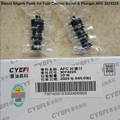 Piezas de motor Cummins BARRIL, CONTROL DE COMBUSTIBLE Y AIRE Bomba de inyección de combustible Émbolo de barril AFC 3074225,3077526,3036903,3058944,3419476