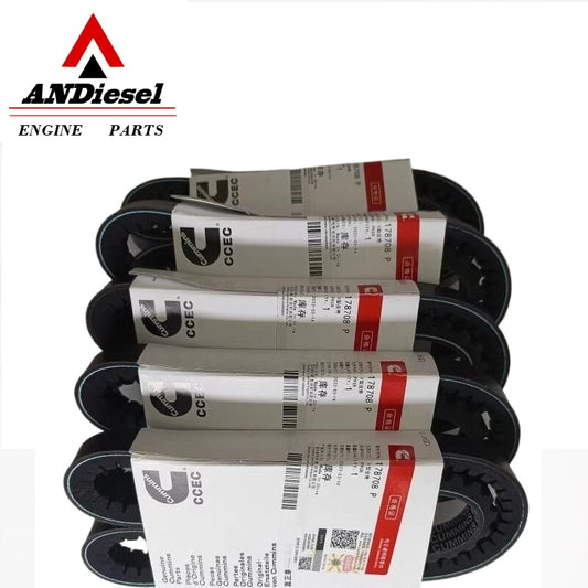 Cummins K19, K38, M11, NT855 series generator belts, water pump belts, fan belts 211498 3029175 3034943 3034944 3288587 4060897 4297186 178708 217638 3040303 3040386 3251034 178691 3040292 3040384 3040385 4296936 206996 3028521