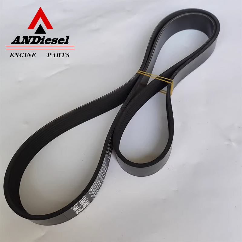 Various belts for Dongfeng Cummins 6BT, 6CT, 4BT, 6LT series, including 3288790, 3288812, 3288779, 3288497, 3288475, 3288717, 3288757, 3288856, 5412994, 3979344, 3289001, 3289135, 3911587, 5690184, 3289426, 3289558