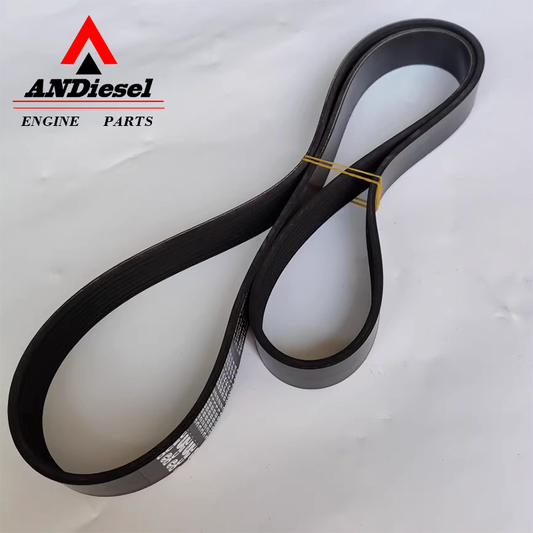 Various belts for Dongfeng Cummins 6BT, 6CT, 4BT, 6LT series, including 3288790, 3288812, 3288779, 3288497, 3288475, 3288717, 3288757, 3288856, 5412994, 3979344, 3289001, 3289135, 3911587, 5690184, 3289426, 3289558